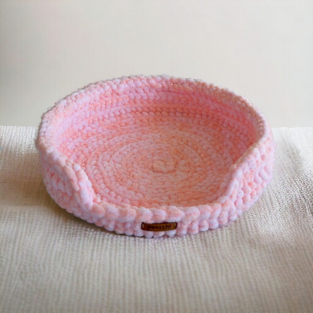 Pootchi Pembe Yuvarlak Yatak - görsel 1