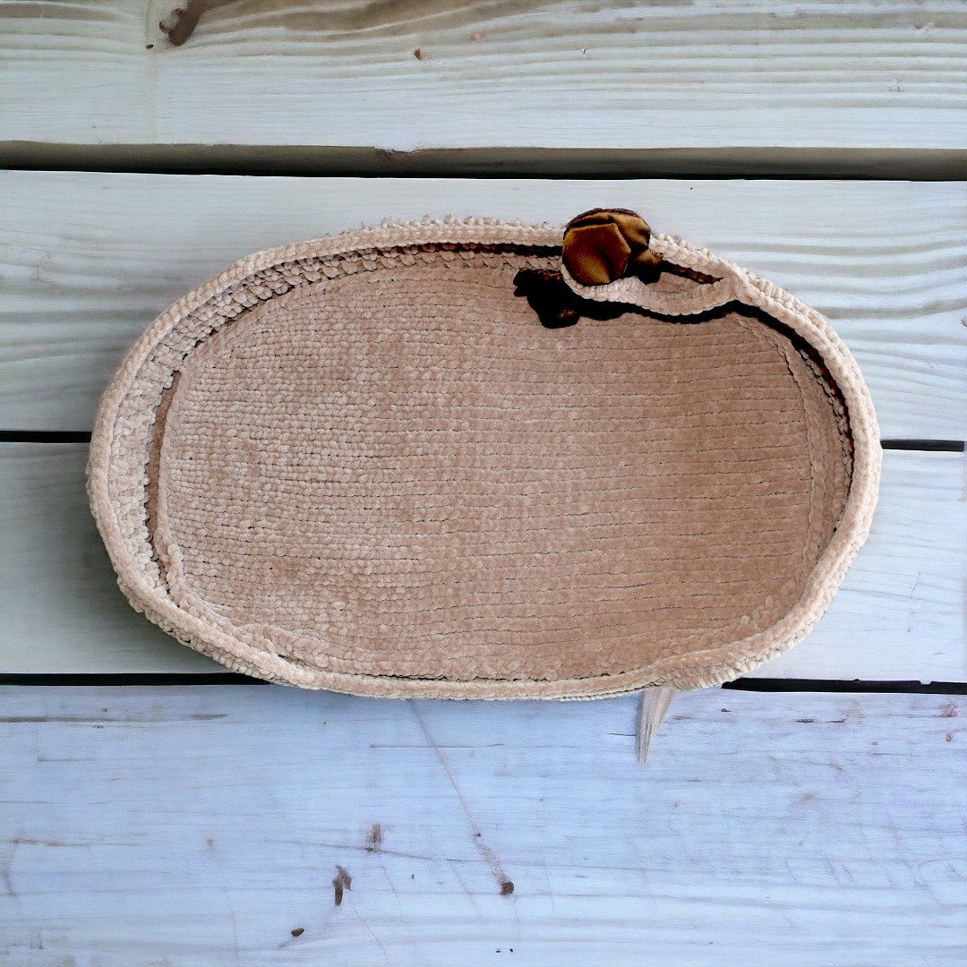 Pootchi Bej Oval Yatak - görsel 4