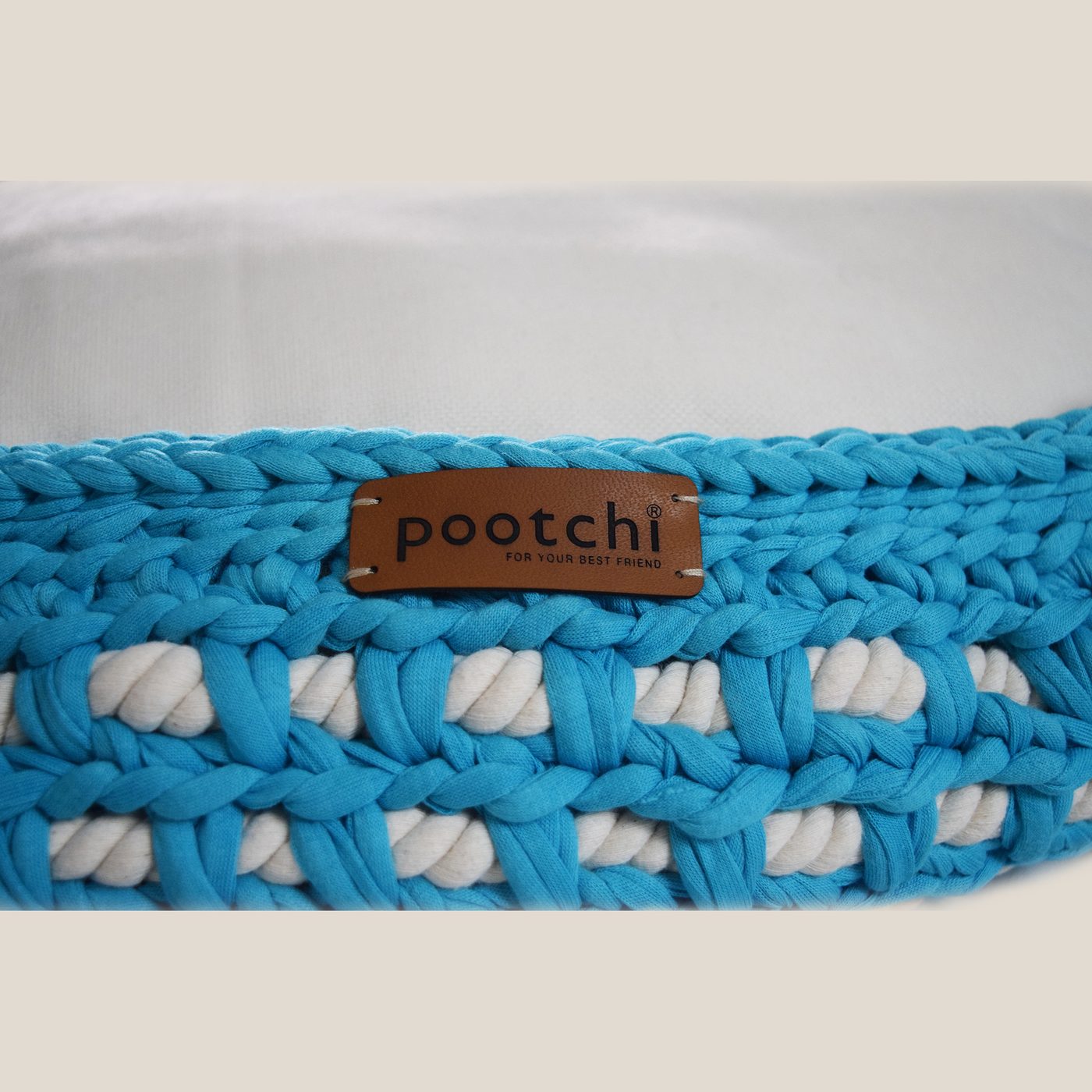 Pootchi Balık Formlu Mavi Yatak - görsel 3