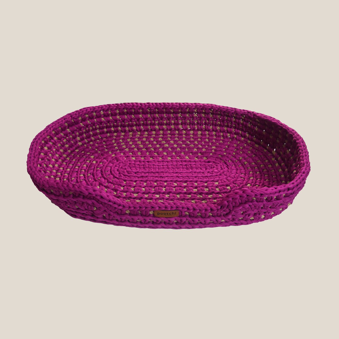 Pootchi Fuşya Oval Yatak - görsel 4